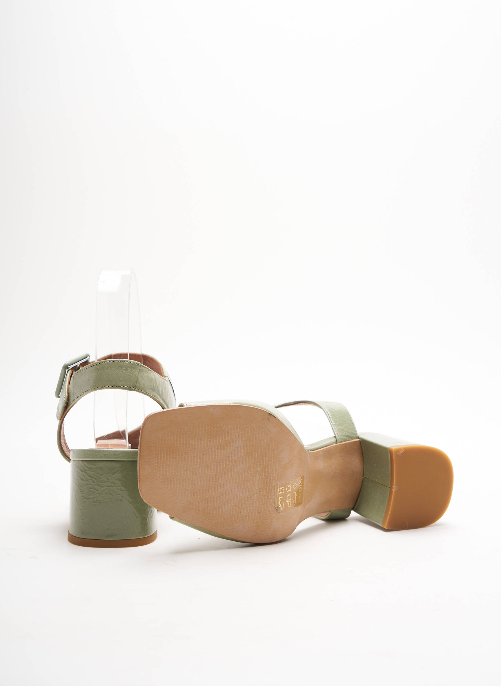 Mellow Yellow Sandales Nu Pieds Femme couleur vert