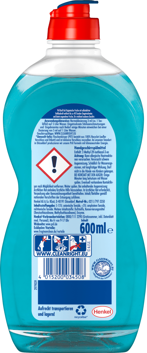 Spülmittel Hygienische Frische, 600 ml