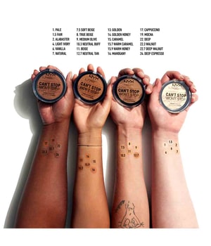 NYX Professional Makeup Can't Stop Won't Stop Full Coverage Powder Kompakt Foundation-10.7 g