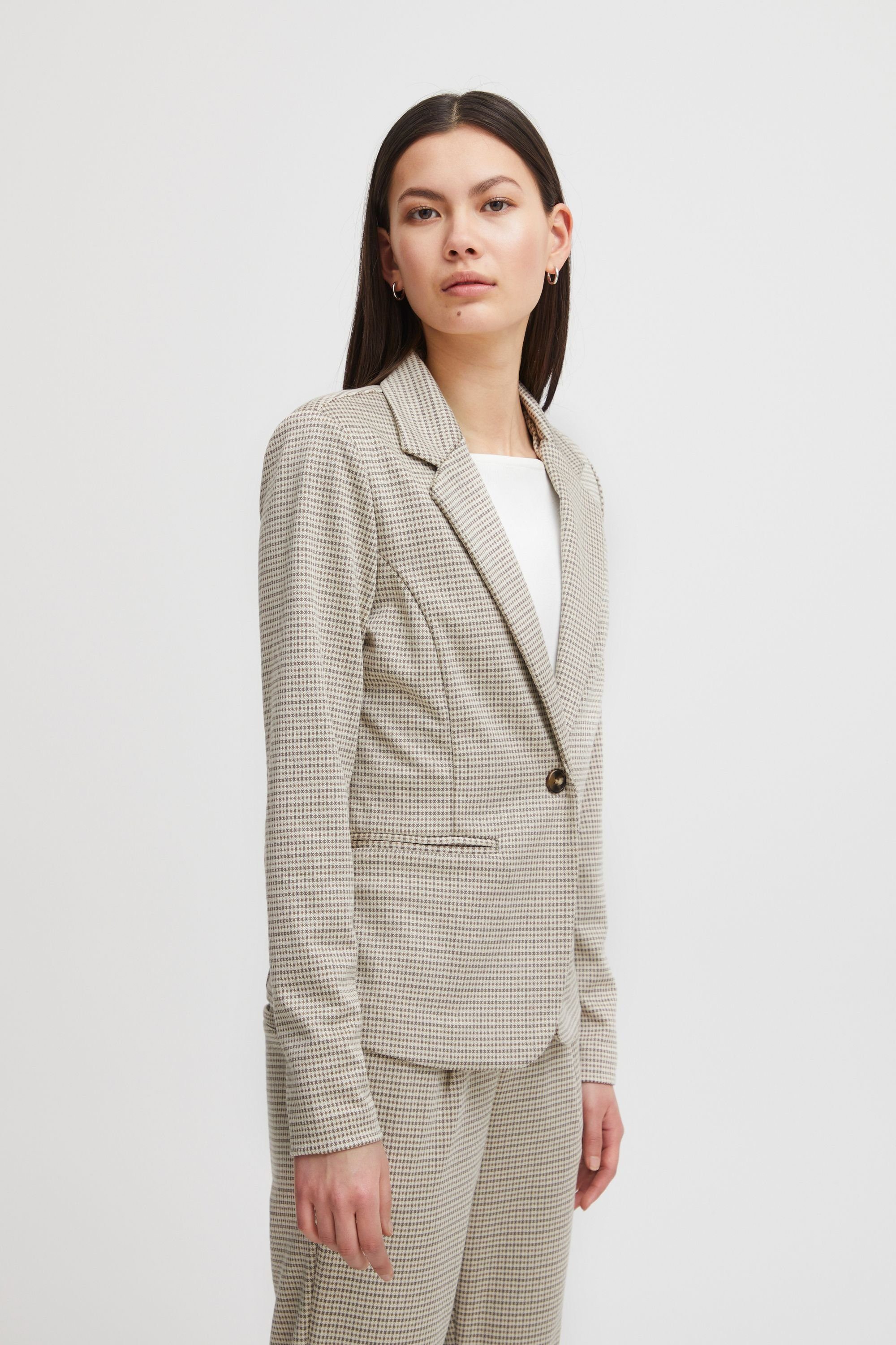 Ichi Jackenblazer IHKATE CAMELEON BL - 20115716 Kurzblazer mit Muster