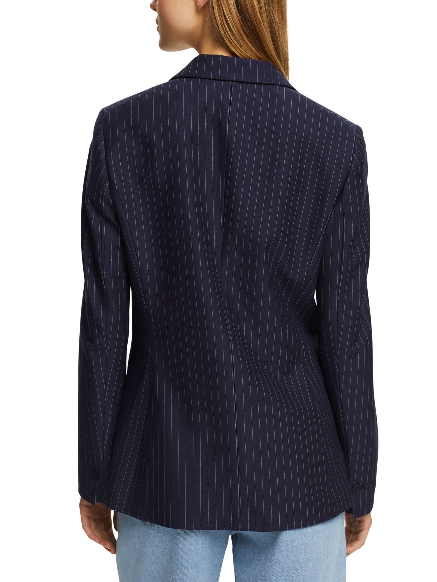 Esprit Collection Kurzblazer Blazer mit Nadelstreifen