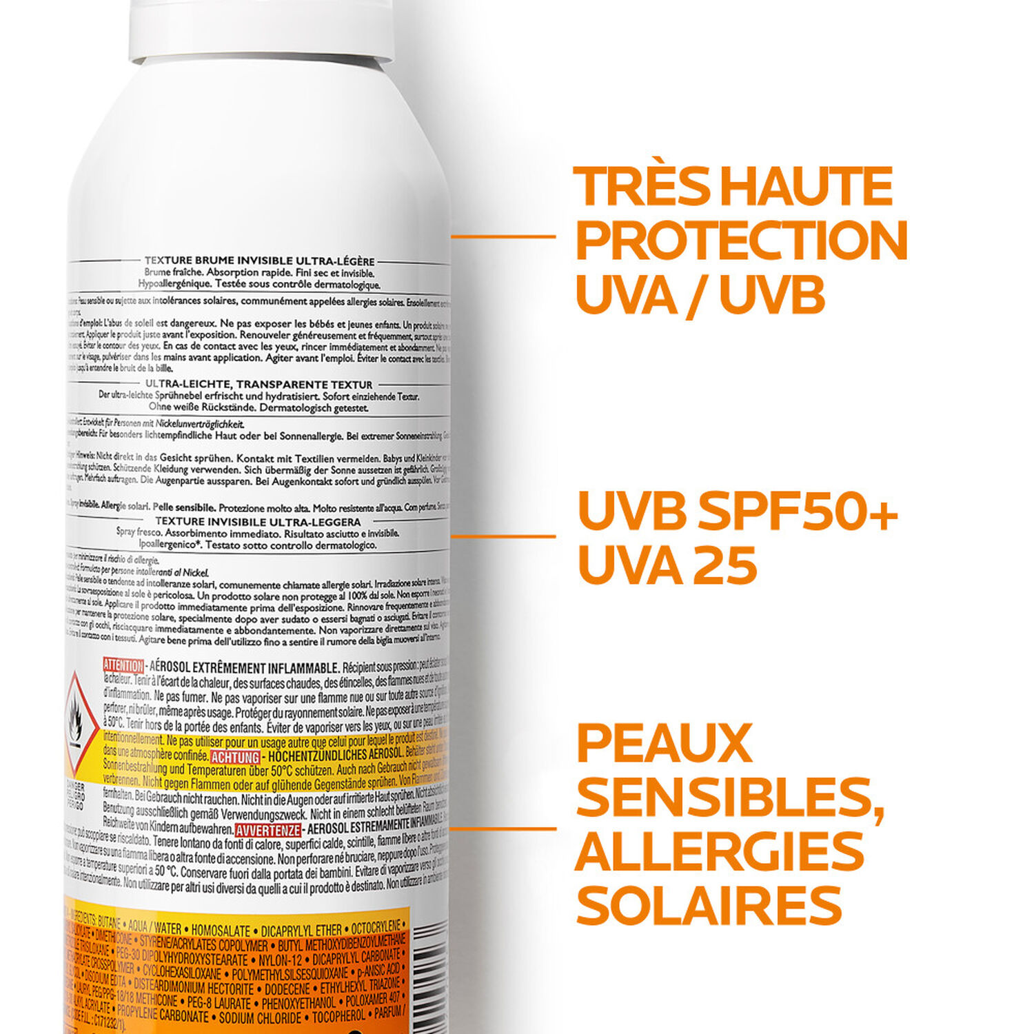 la roche-posay Anthelios XL SPF50+ Brume Invisible 200 ml