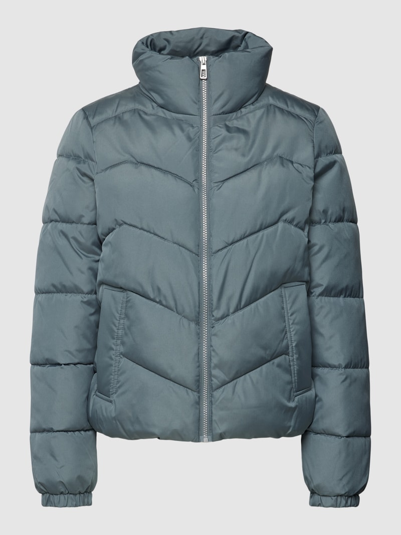 Steppjacke mit Reißverschlusstaschen Modell 'LIGA' in graphit