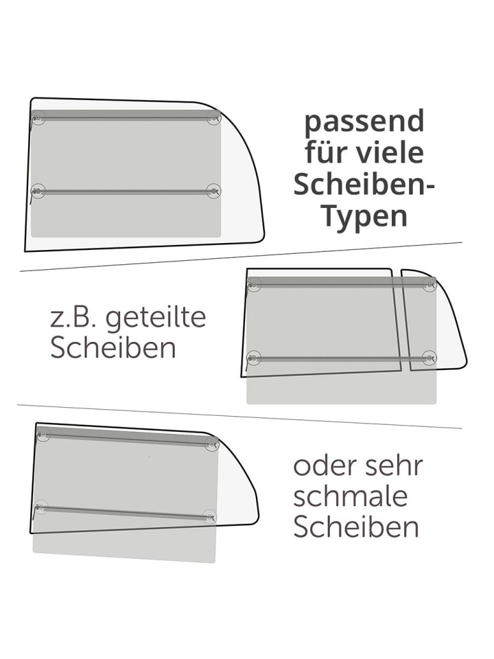Zamboo Universal Sonnenschutz Slide & Shade mit in grau günstig kaufen onesize