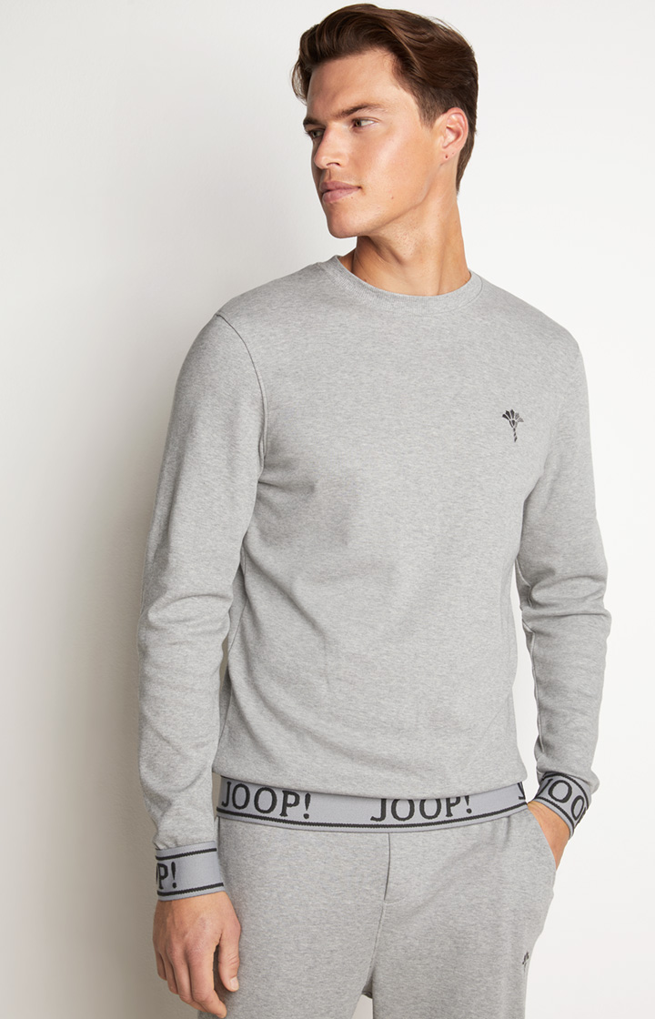 Loungewear Longsleeve in Grau