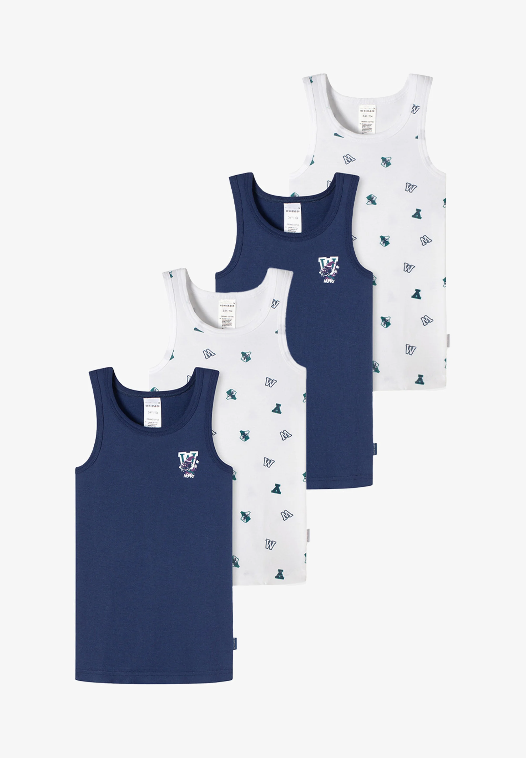 Schiesser 4ER PACK - Camiseta interior