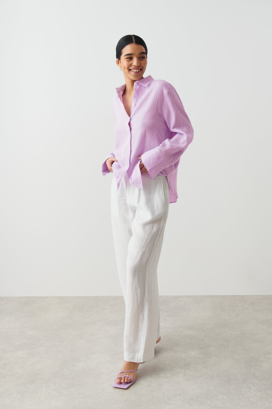 Siriana gauze shirt