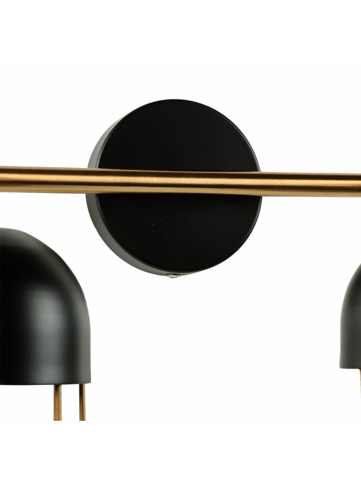 Licht-Erlebnisse Wandlampe in Schwarz Gold günstig kaufen onesize