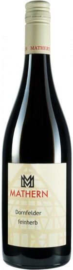 2019 Dornfelder feinherb - Weingut Mathern