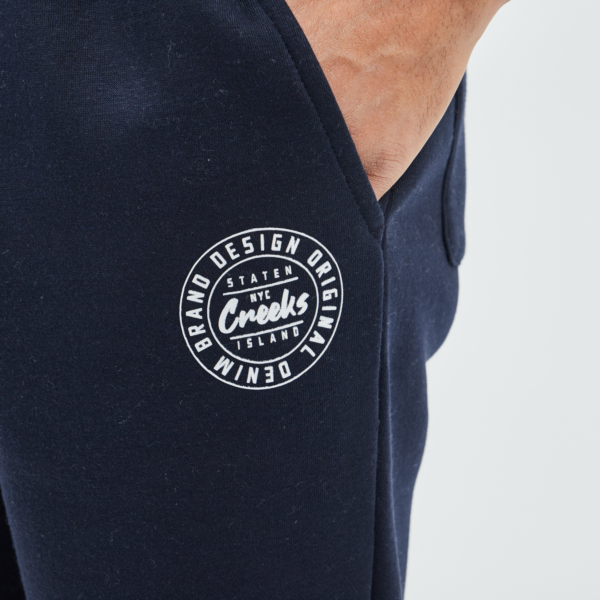 Jogging droit Creeks bleu homme | La Halle