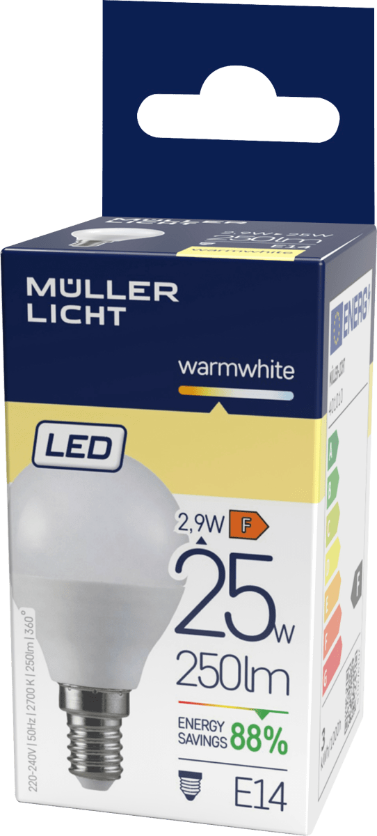 LED Tropfen 25W E14 245lm, 1 St