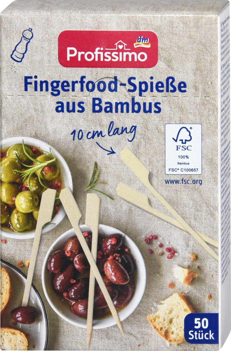 Fingerfoodspieße, 50 St