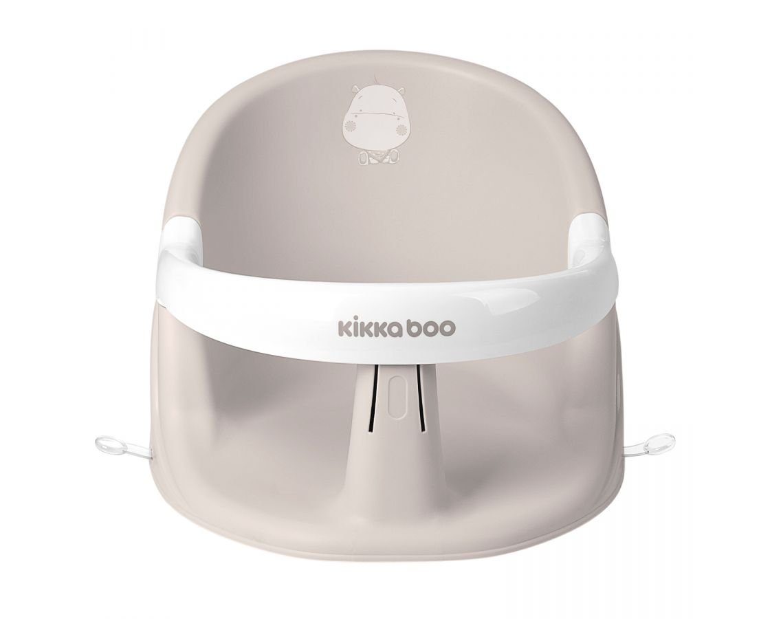 Kikkaboo Badesitz Baby Badewannensitz Hippo, rutschfest ergonomische Form Bügel abnehmbar