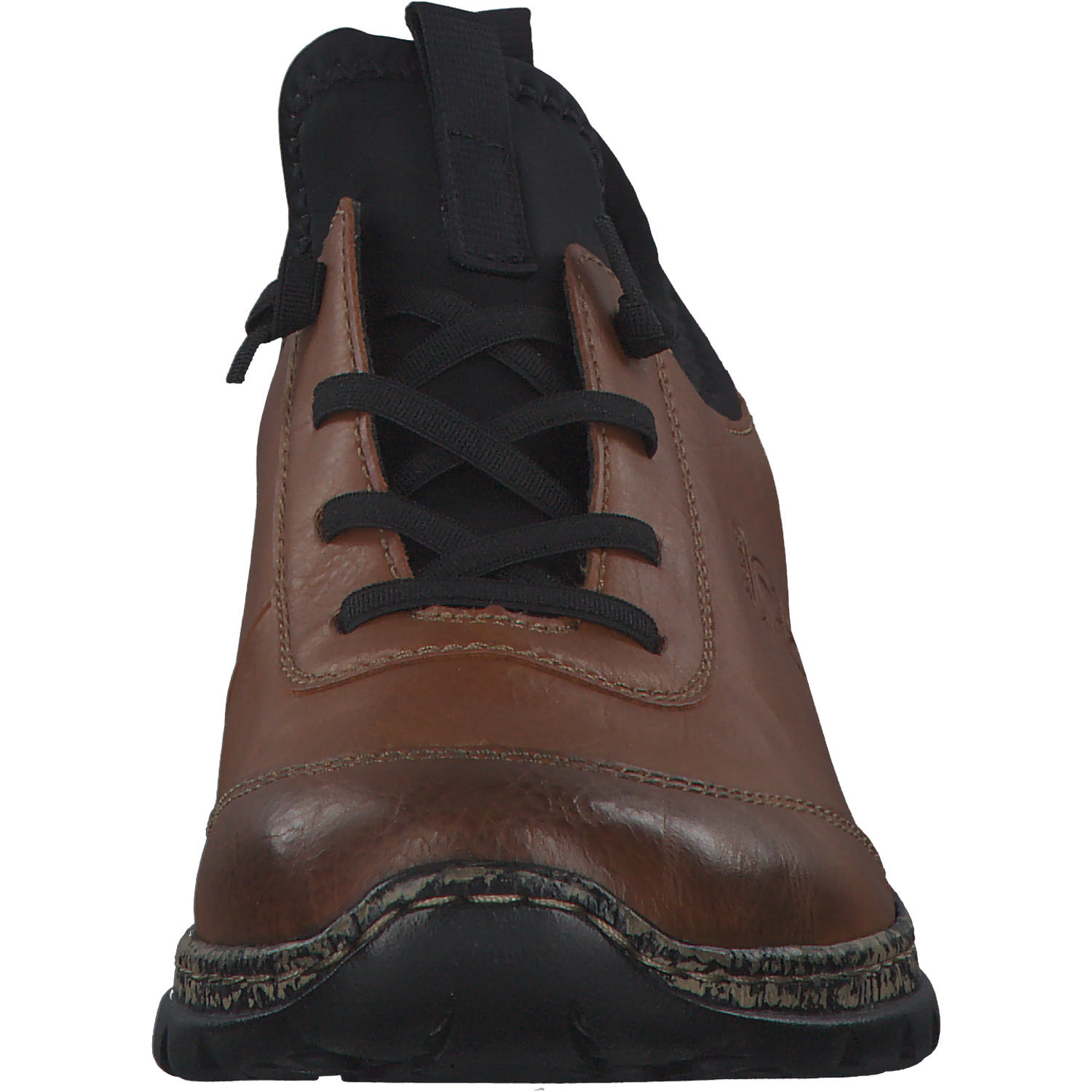 Rieker N4281, Schnürschuhe, Herren, cayenne/schwarz