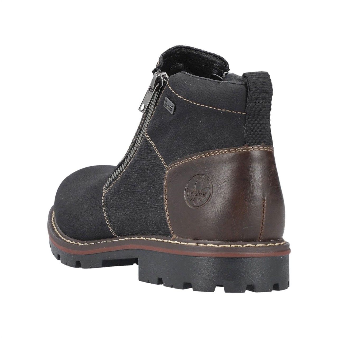 RIEKER Stiefeletten schwarz HWK Herren Stiefel