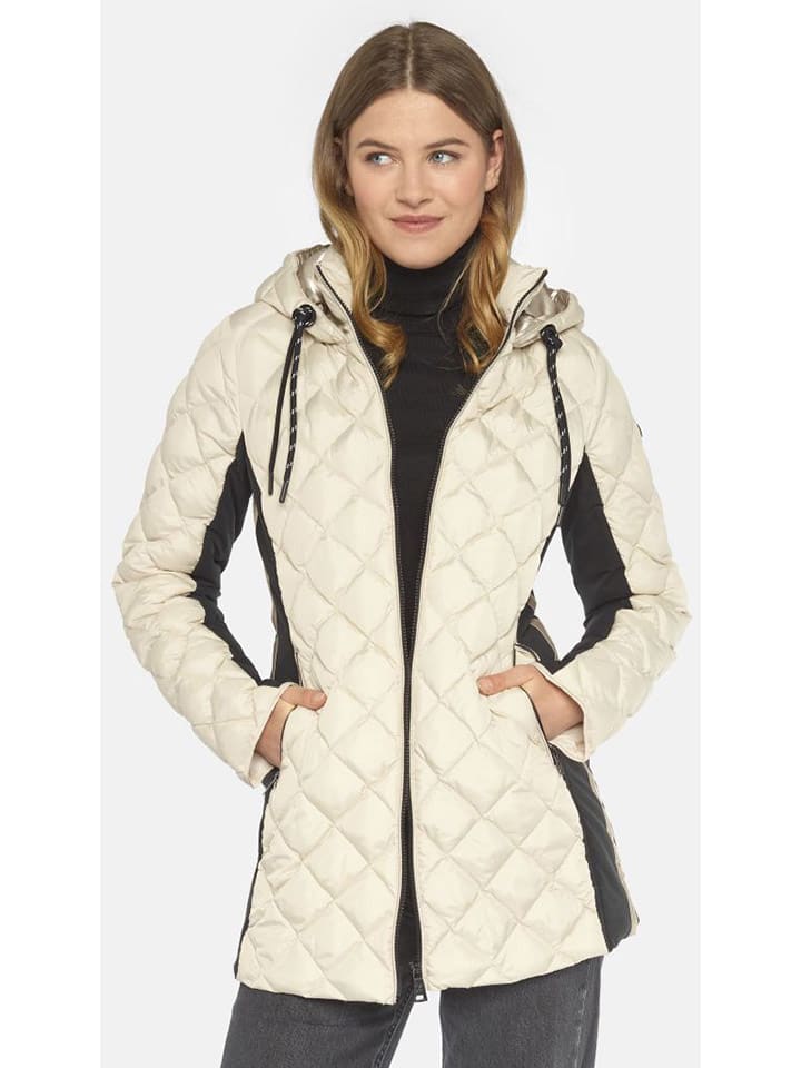 Fuchs Schmitt Steppjacke in Creme/ Schwarz günstig kaufen