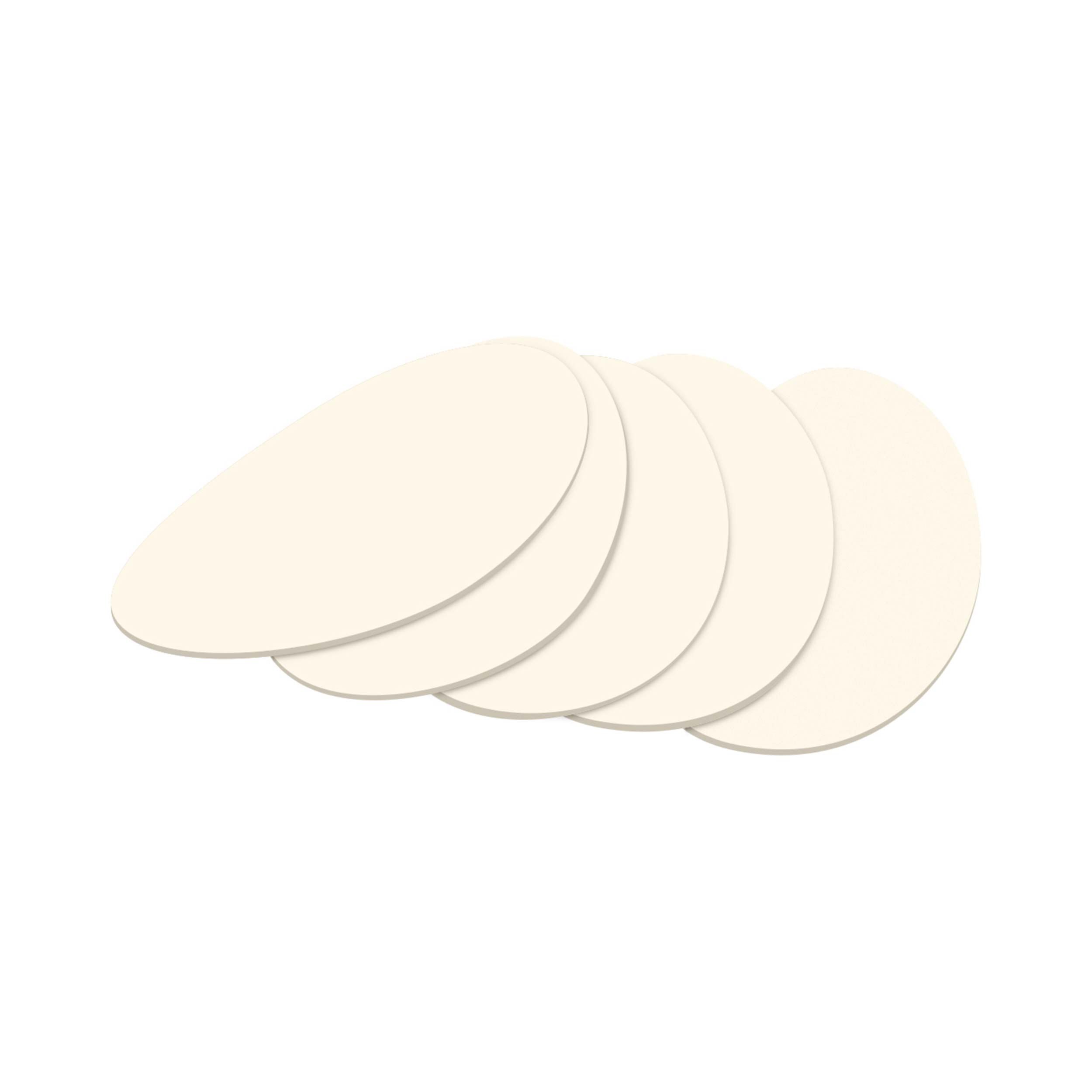 Blister Pads Selbstklebend 4,4cm X 6,96 Tape 5er Pack - Weiß