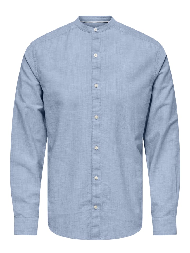 Only&Sons Hemd 'CANTLEY' in blau günstig kaufen