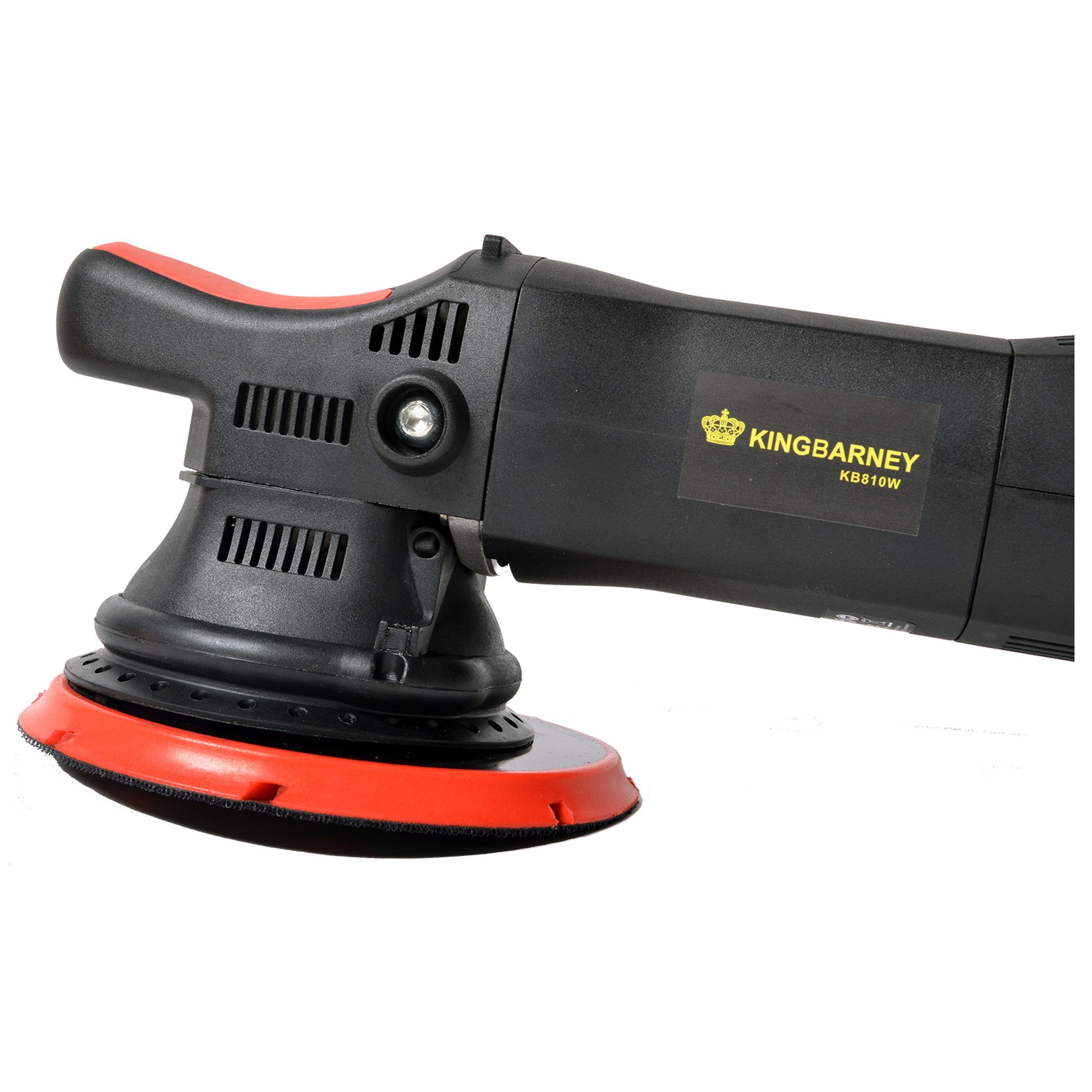 PROMAFIT Exzenter Poliermaschine Rotationspoliermaschine Polierer 810W 21mm Hub (XXL), 1650 min. U/min, 4800 max. U/min, Ø 150,00 mm, (Set, XXL), ohne Akku und Ladegerät, Poliermaschine für Rechts- und Linkshänder