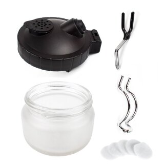 MK3 Airbrush Cleaning Pot (schwarz mit Gerätehalter)