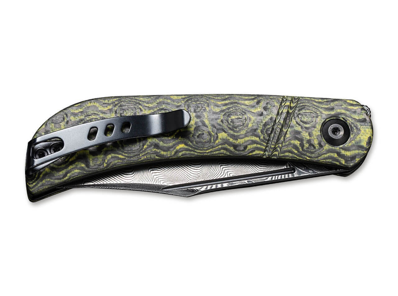 Appalachian Drifter Damascus G10 CF Yellow