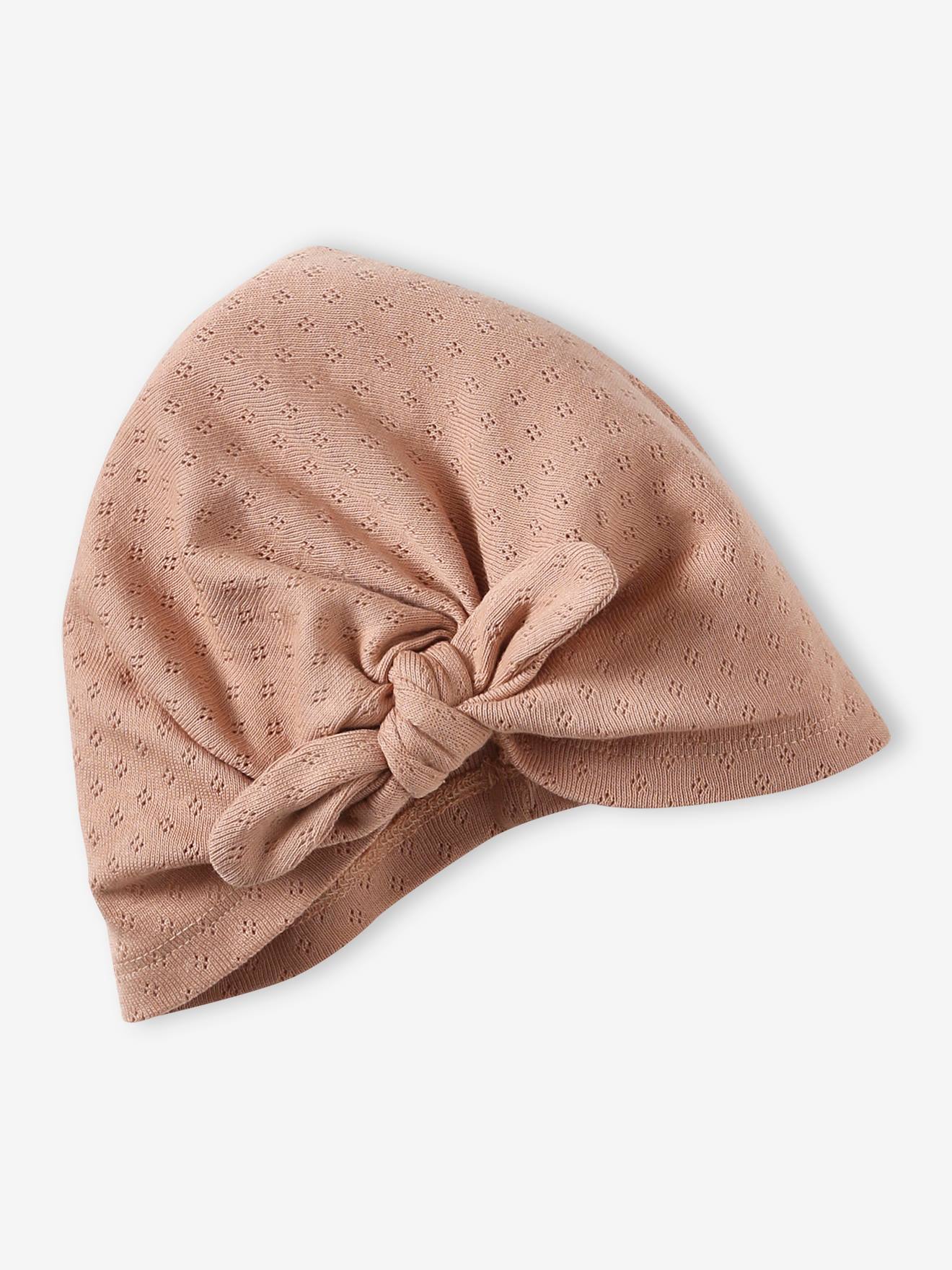 Vertbaudet Mädchen Baby-Set aus Strick: Mütze, Fäustlinge & Schühchen Oeko-Tex - cappuccino