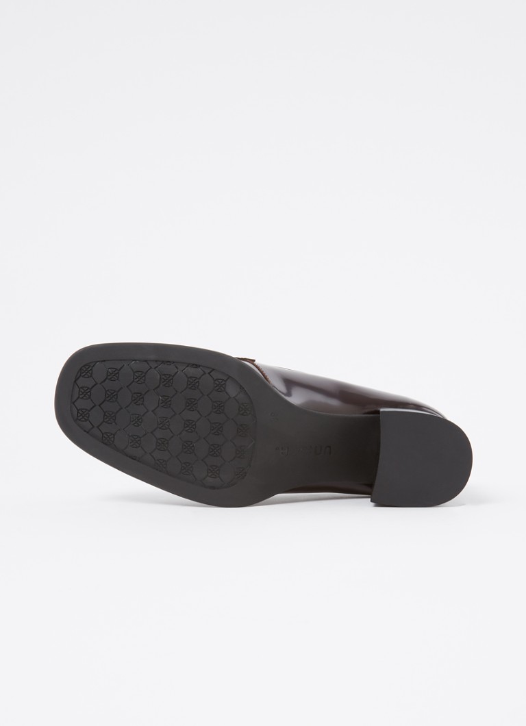 Mocasini Unisa Lisa din piele lăcuită.