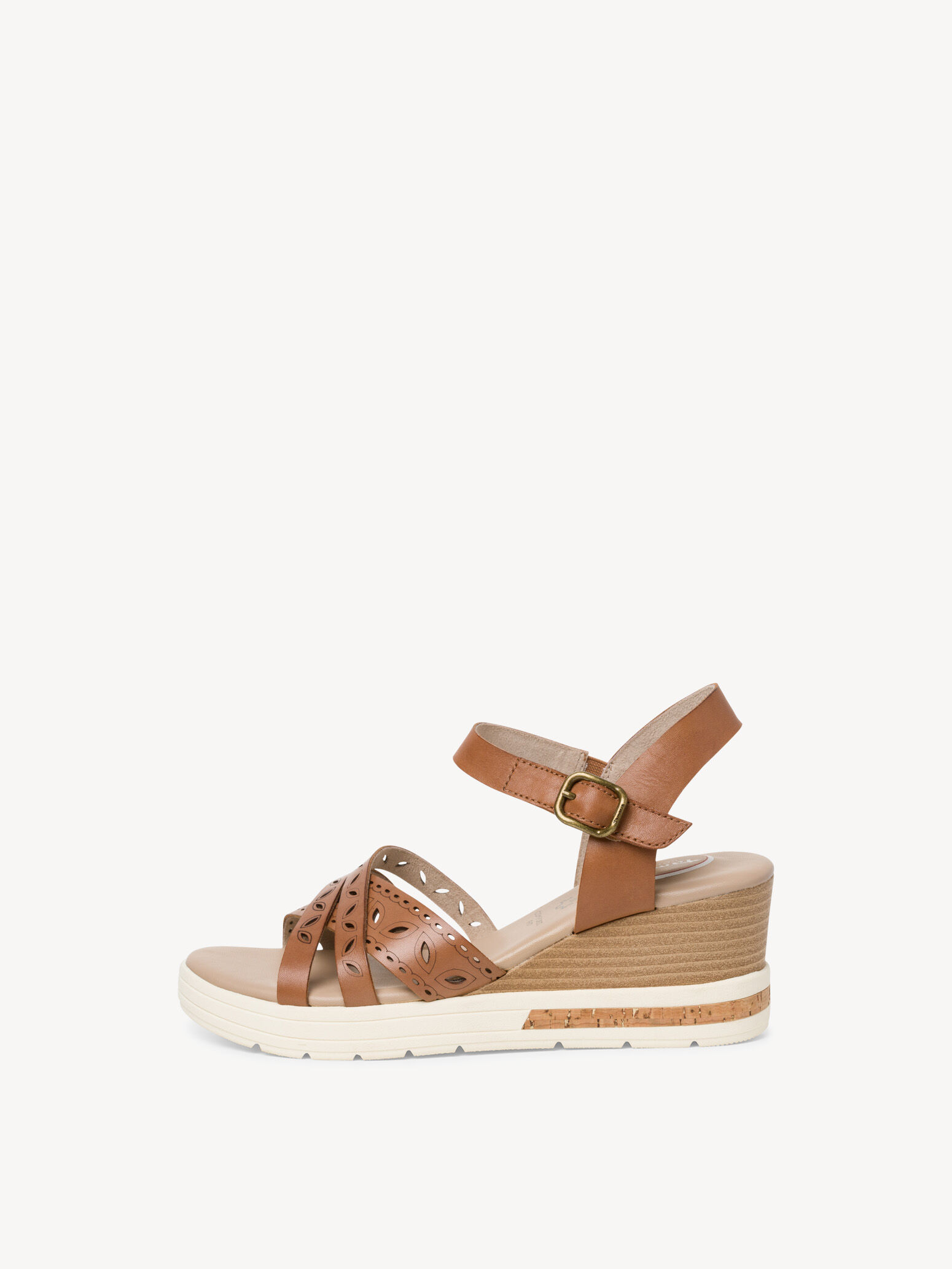 Sandale en cuir - marron