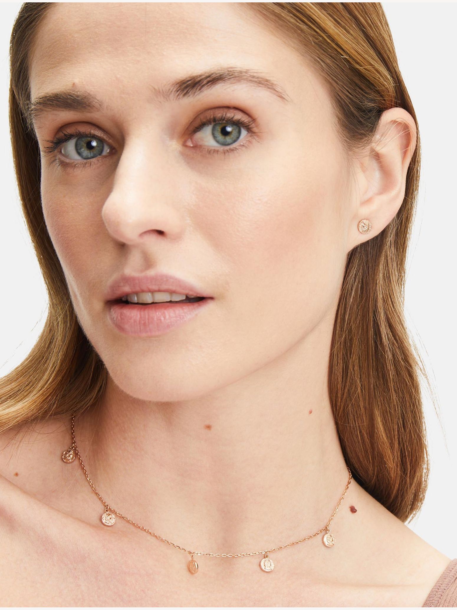 Boucles d'oreille - or rose