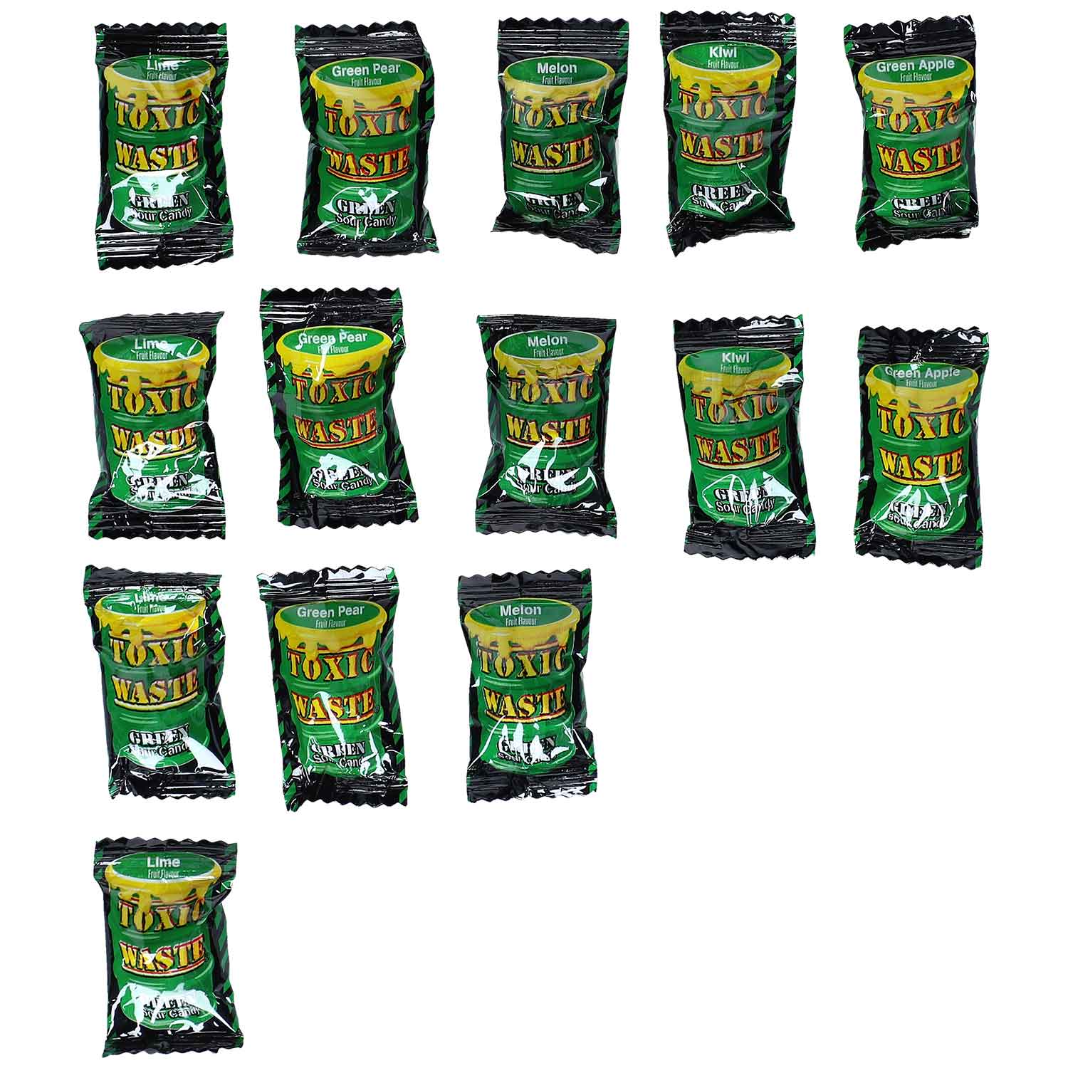 Toxic Waste Green Sour Candy 42g