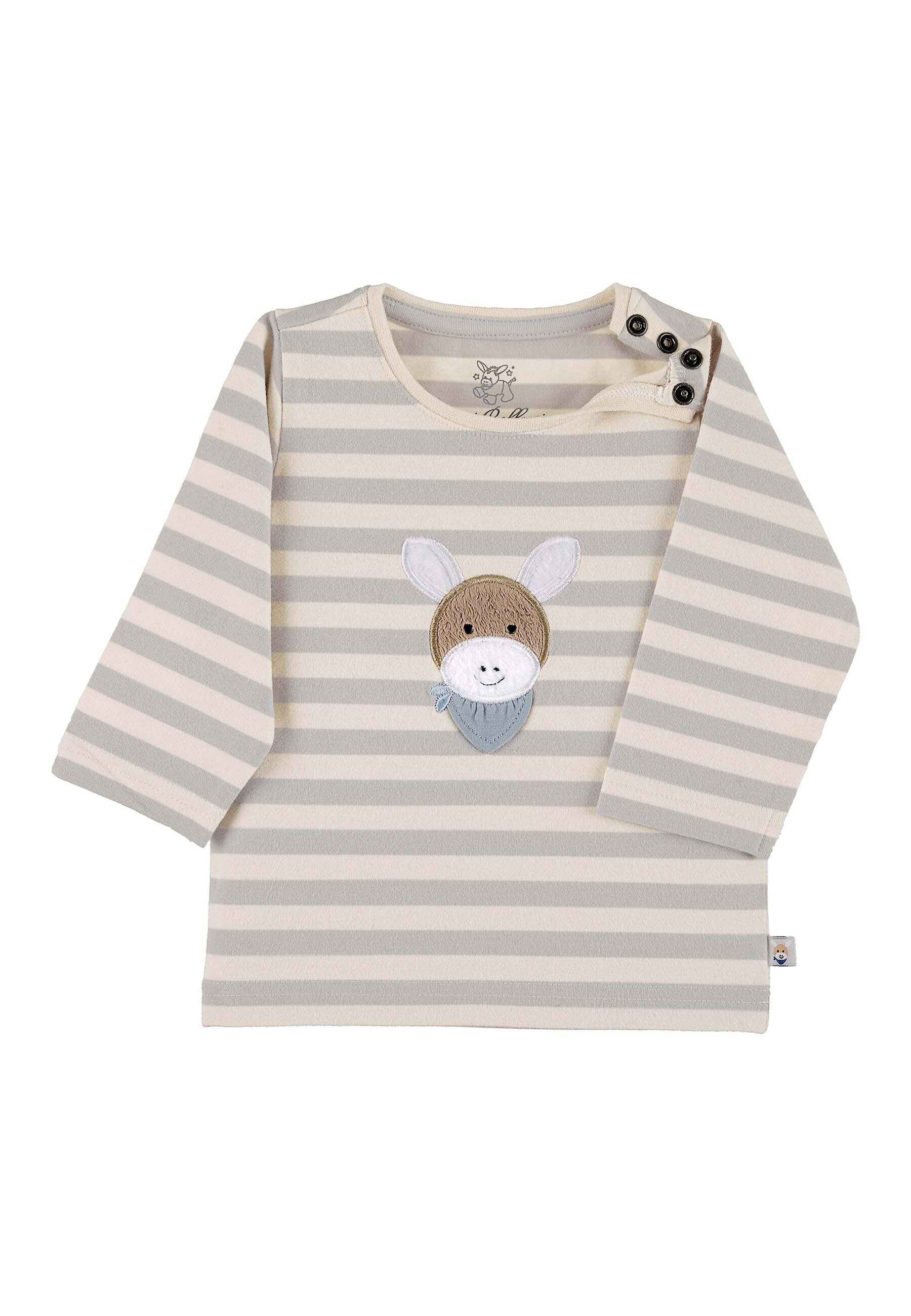 GOTS Set Langarm-Shirt u. Hose Esel Emmi, Jersey