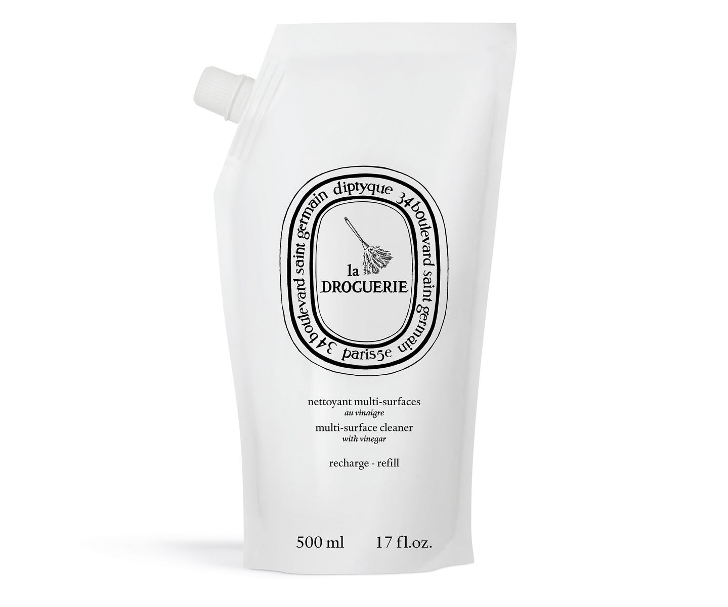 La Droguerie - Recharge pour nettoyant multi-surfaces au vinaigre
