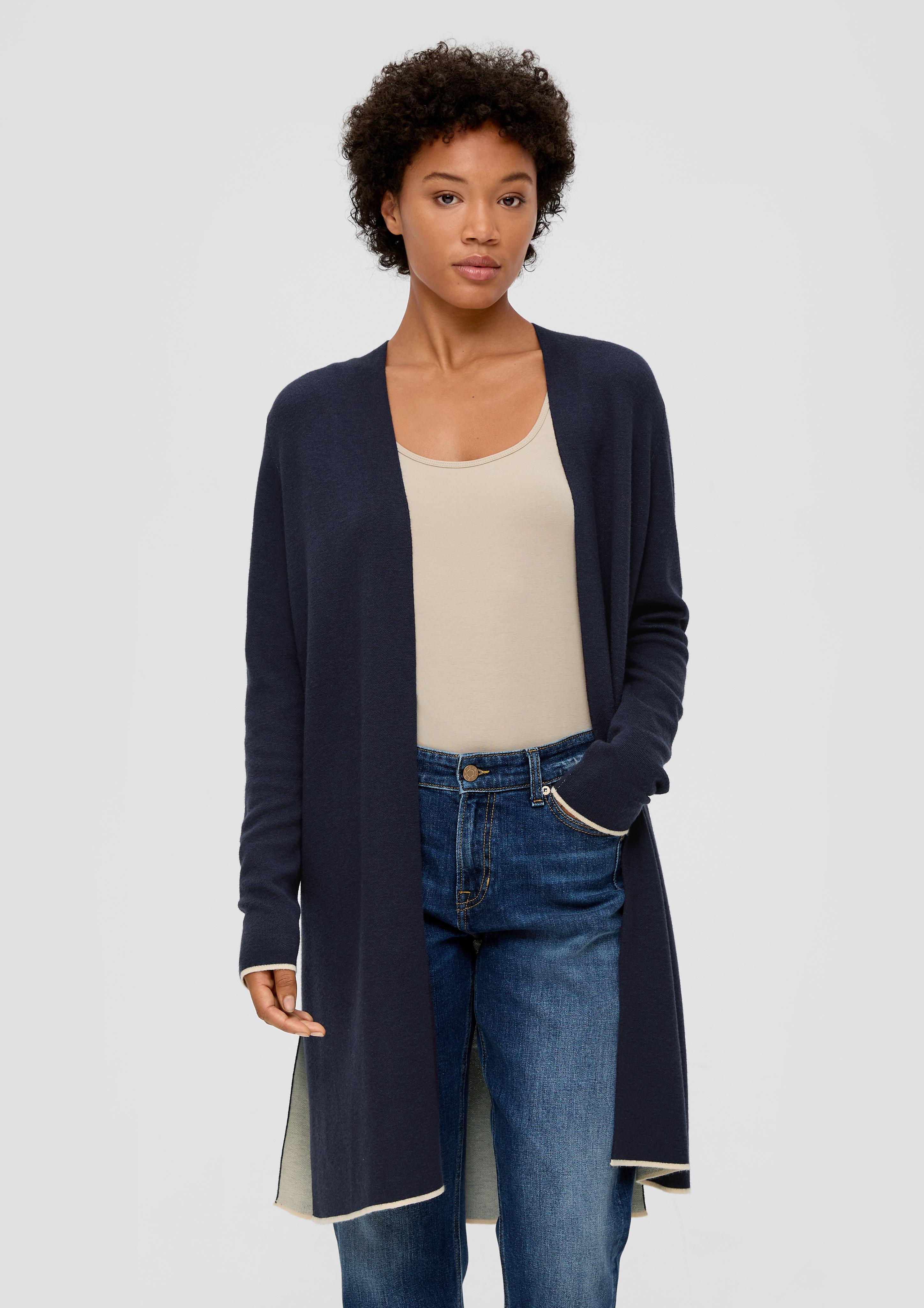 Long-Cardigan in Doubleface-Qualität  2138536-5959