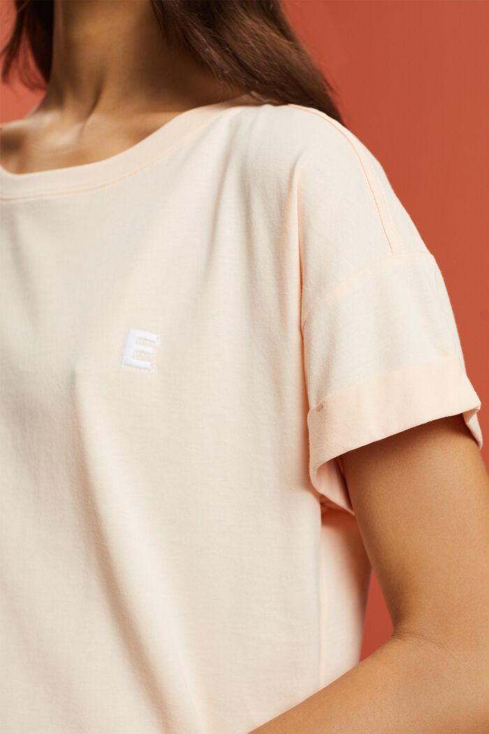 Besticktes Shirt, 100% Baumwolle