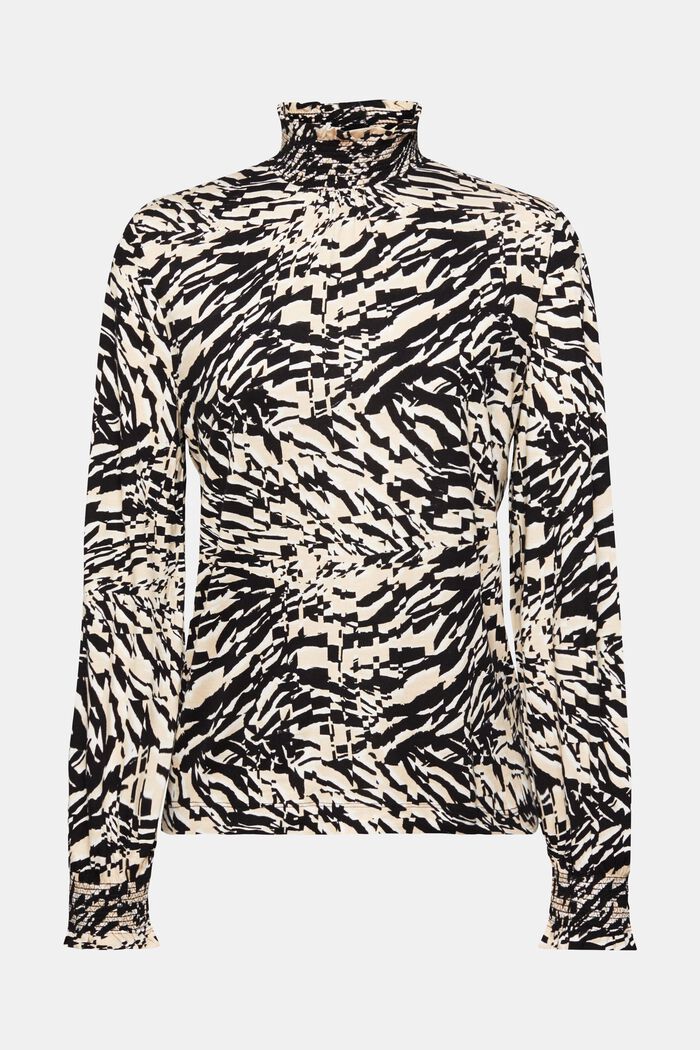 Longsleeve mit Print, LENZING™ ECOVERO™