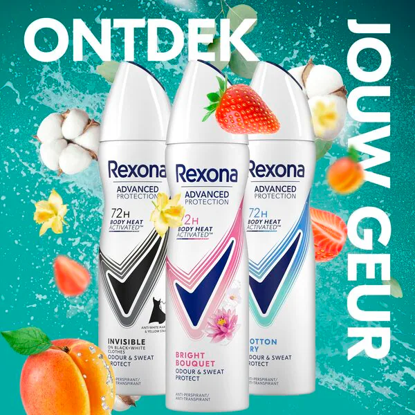 Rexona Advanced Protection Bright Bouquet 72 órás izzadásgátló spray 150ml