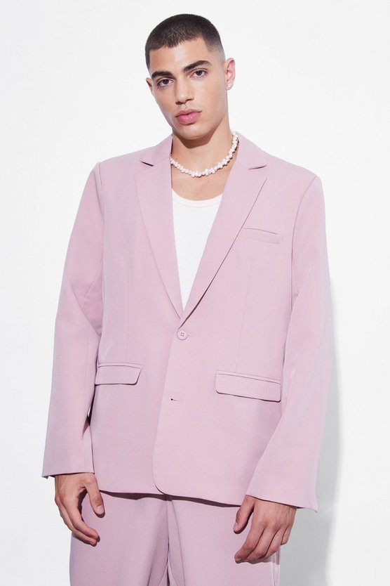 Einreihige Oversize Anzugjacke