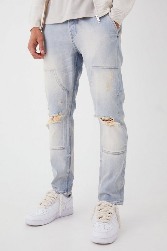 Zerrissene Slim-Fit Jeans