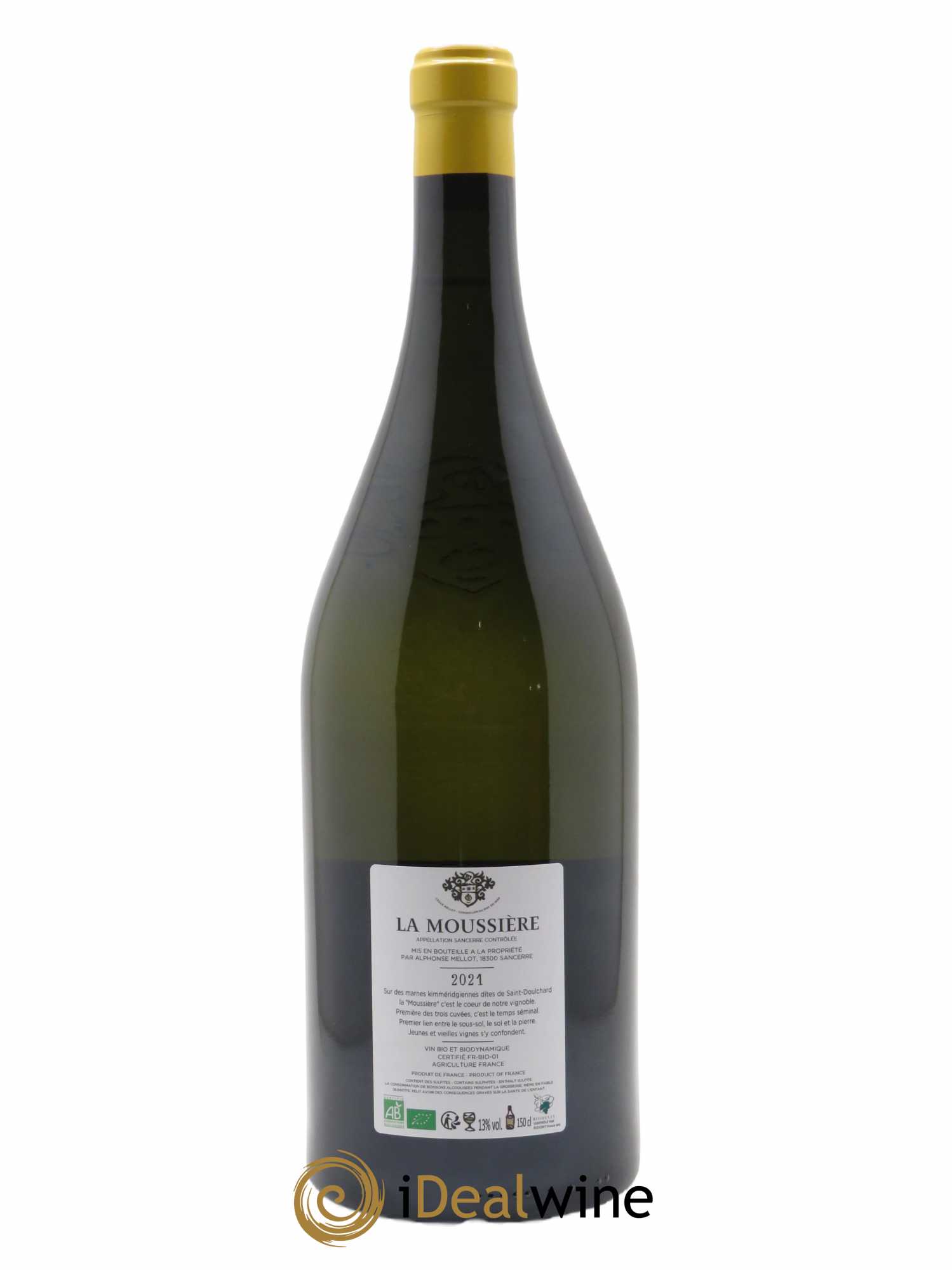 Sancerre La Moussière Alphonse Mellot  2021 - Lot de 1 Magnum