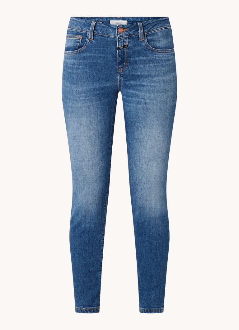 Jeans Baker slim a vita bassa e lunghezza cropped in cotone biologico