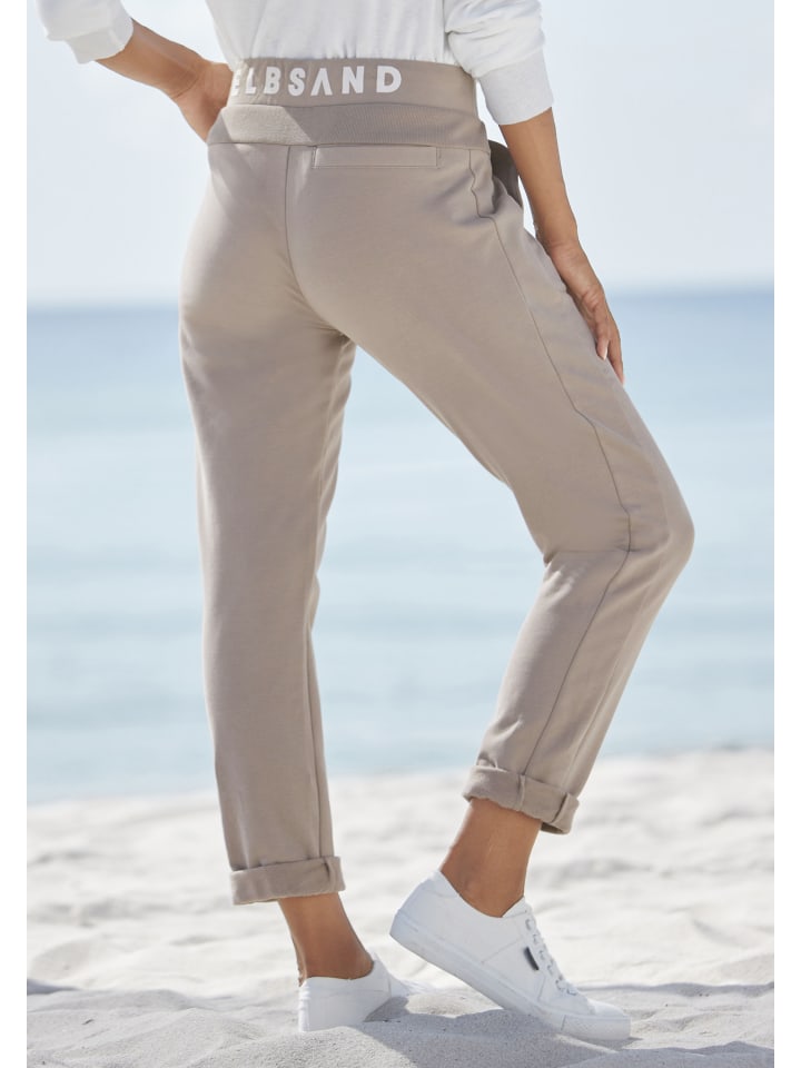 ELBSAND Sweathose in taupe günstig kaufen