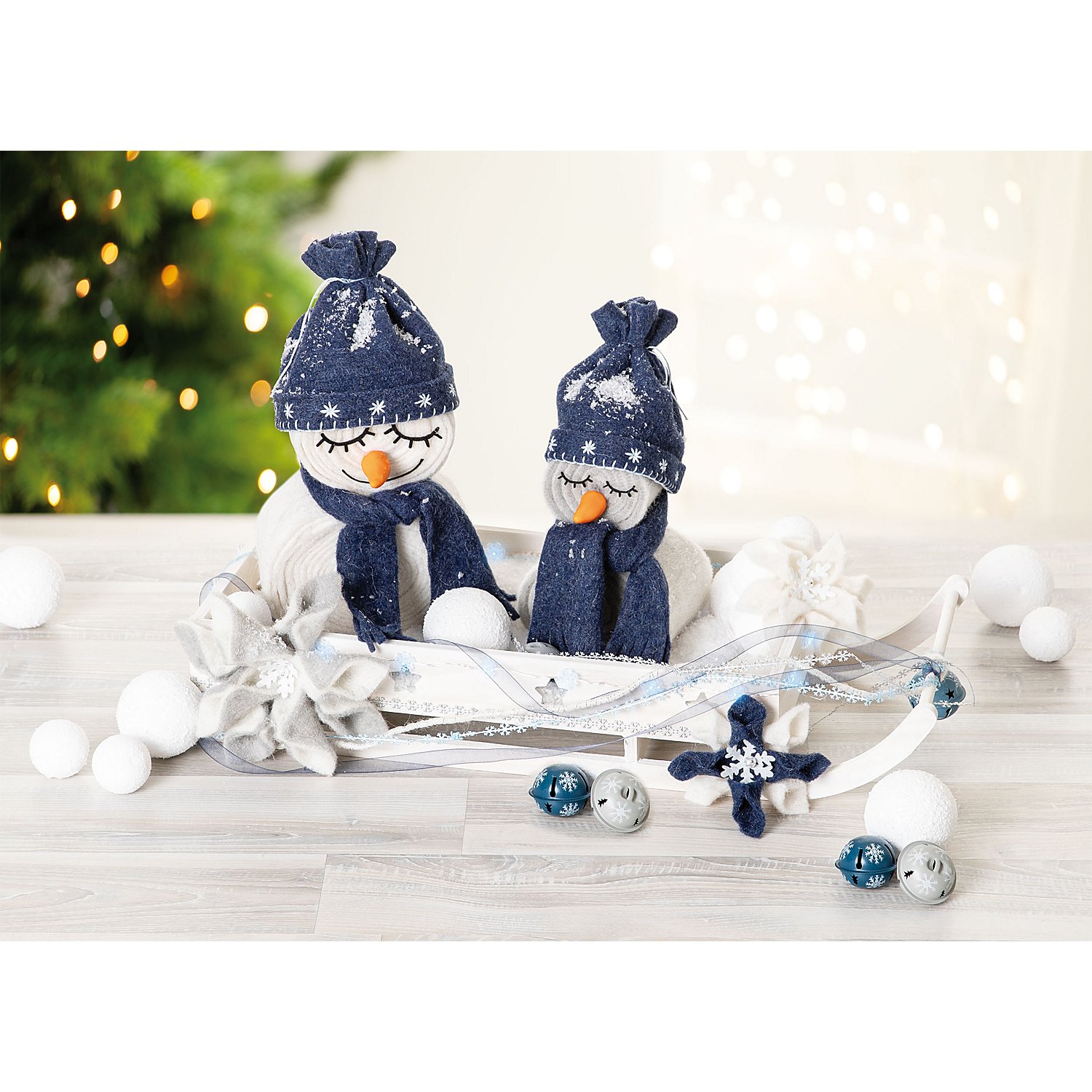 Filzband, dunkelblau, 13 cm, 1,5 m
