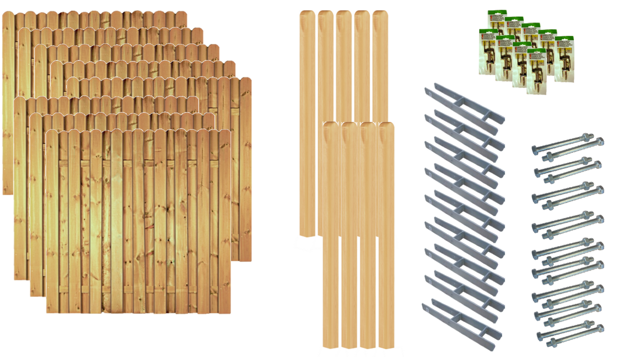 TETZNER & JENTZSCH Zaunkomplettset - 