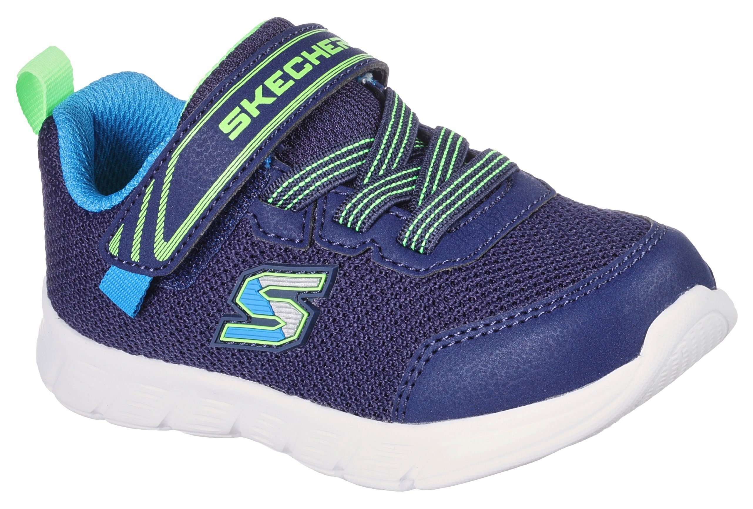 Skechers Kids COMFY FLEX MINI TRAINER Sneaker mit Klettverschluss und Gummizug