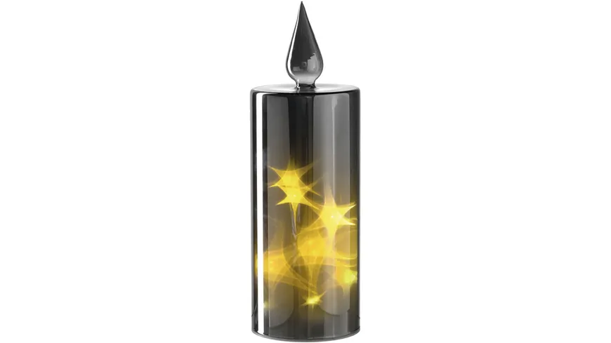 LEONARDO Kerze LED Felice 27 cm silber