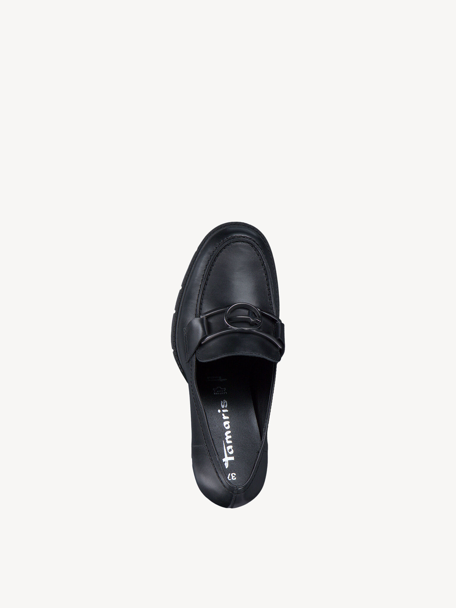 Trotteur en cuir - noir