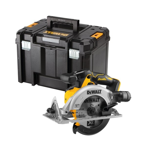 Sierra circular inalámbrica DeWalt DCS565NT-XJ de 18 V XR de 165 mm (baterías y cargador no incluidos) en caja TSTAK