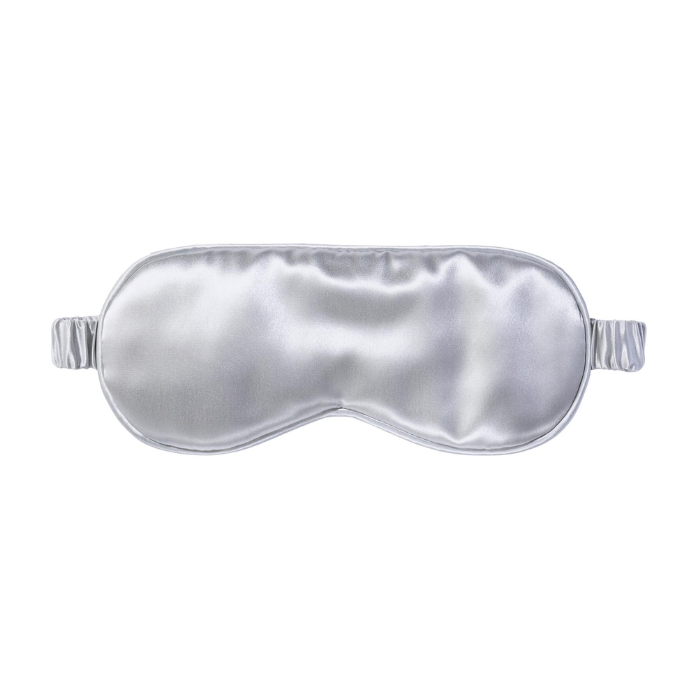 slip masque de sommeil pure soie slip - argenté masque de sommeil