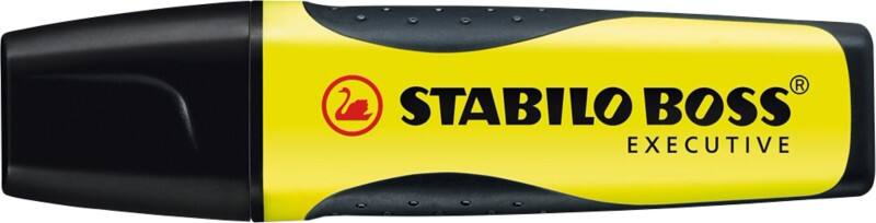 STABILO Boss Executive Textmarker Gelb Breit Keilspitze 2-5 mm
