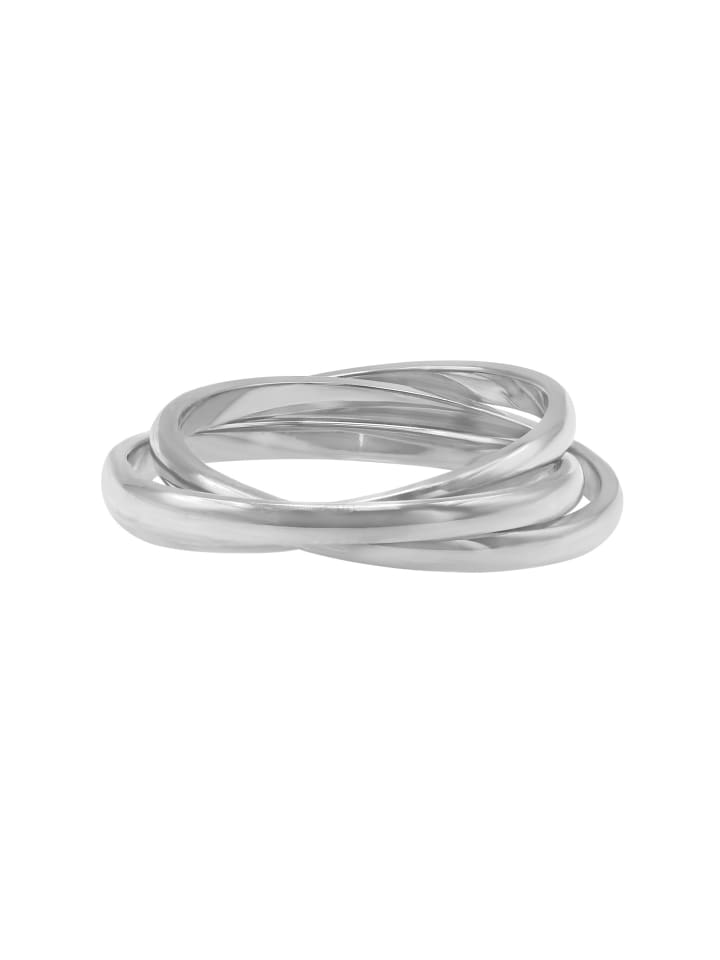 Steel_Art 3-in-1 Ring Herren Loris silberfarben poliert in silberfarben poliert günstig kaufen